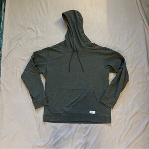 Eddie Bauer Men’s L Charcoal Hoodie – Small Flaw